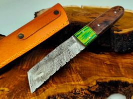 B- TANTO Damastmesser Mini Katana Knife DAMASCUS Damast RAR