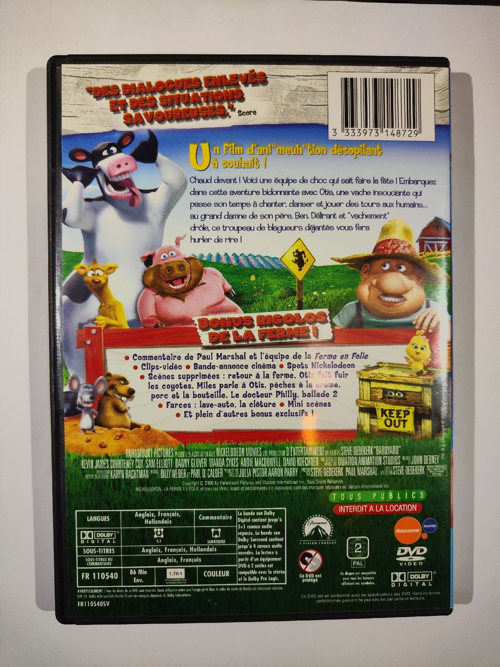 Alle DVDs: DVD - La ferme en folie – Gebraucht aus Commugny von Teksen 1