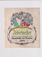 Etikette - Federweisser /bd