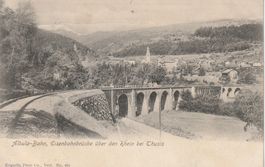 3 verschiedene Ansichtskarten von der Albula Bahn1903