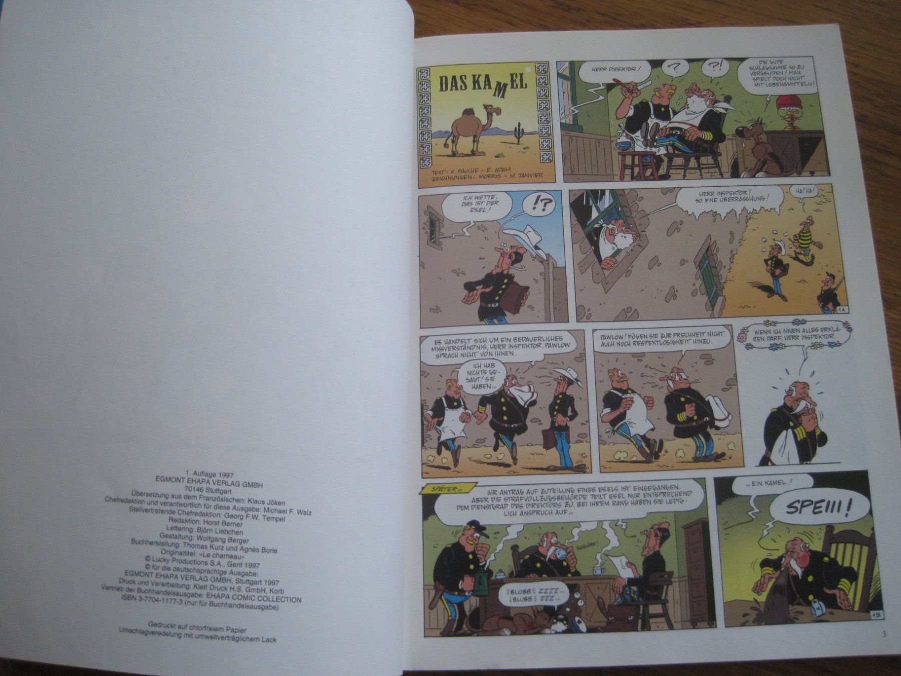 Fumetti: Rantanplan 1 Auflage  Nr 8  Comic Album  1997 – Usato da Gossau SG venduto da Noryflory 1