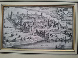Murten. Freiburg. Matthäus Merian der Ältere (1593–1650).