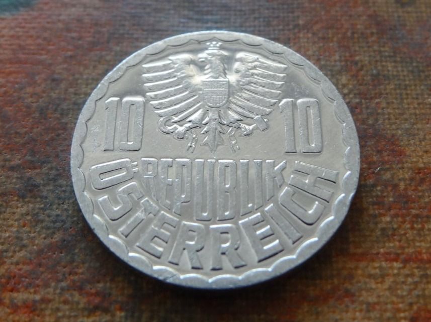 Tutti le monete: AUTRICHE  10  Groschen  1973 – Usato da Romanel-sur-Lausanne venduto da Swift13 1