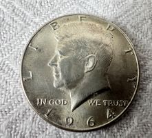 John F. Kennedy 1964  1/2 $