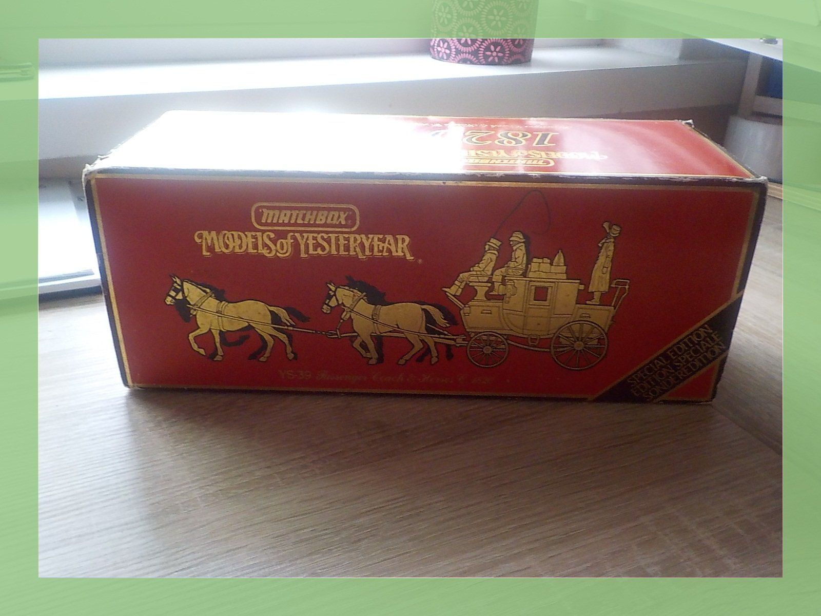 Calèches: Matchbox Pferdegespann Kutsche mit Figuren neuwertig – Neuf avec emballage d'origine à Bülach par Freieck 8