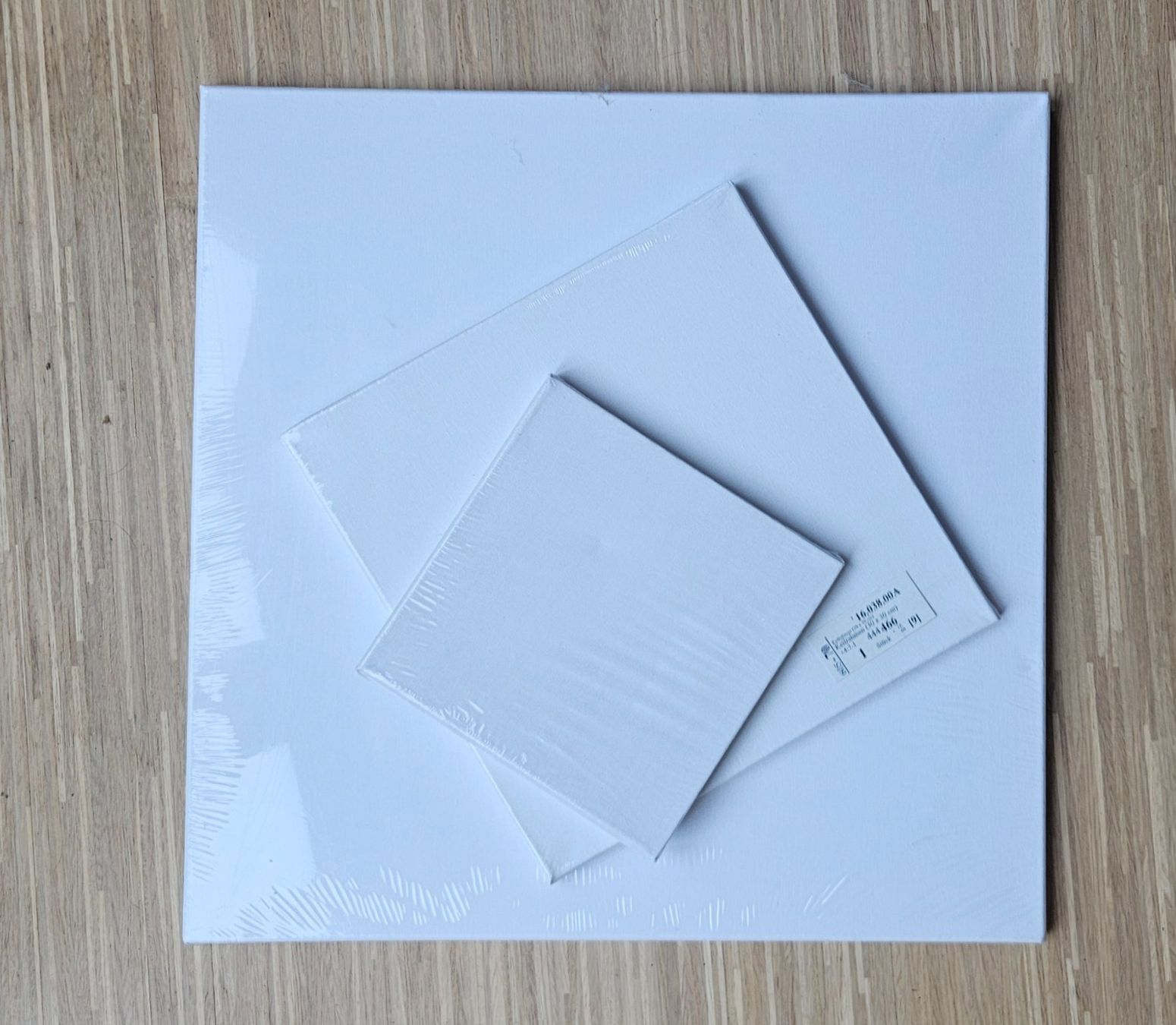 Kit bricolage: 3 Leinwaende neu im Plastik – Usato da Winterthur venduto da SabrinaSe