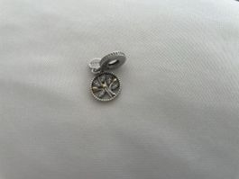 Pandora Charm Anhänger Lebensbaum Silber Goldfarben