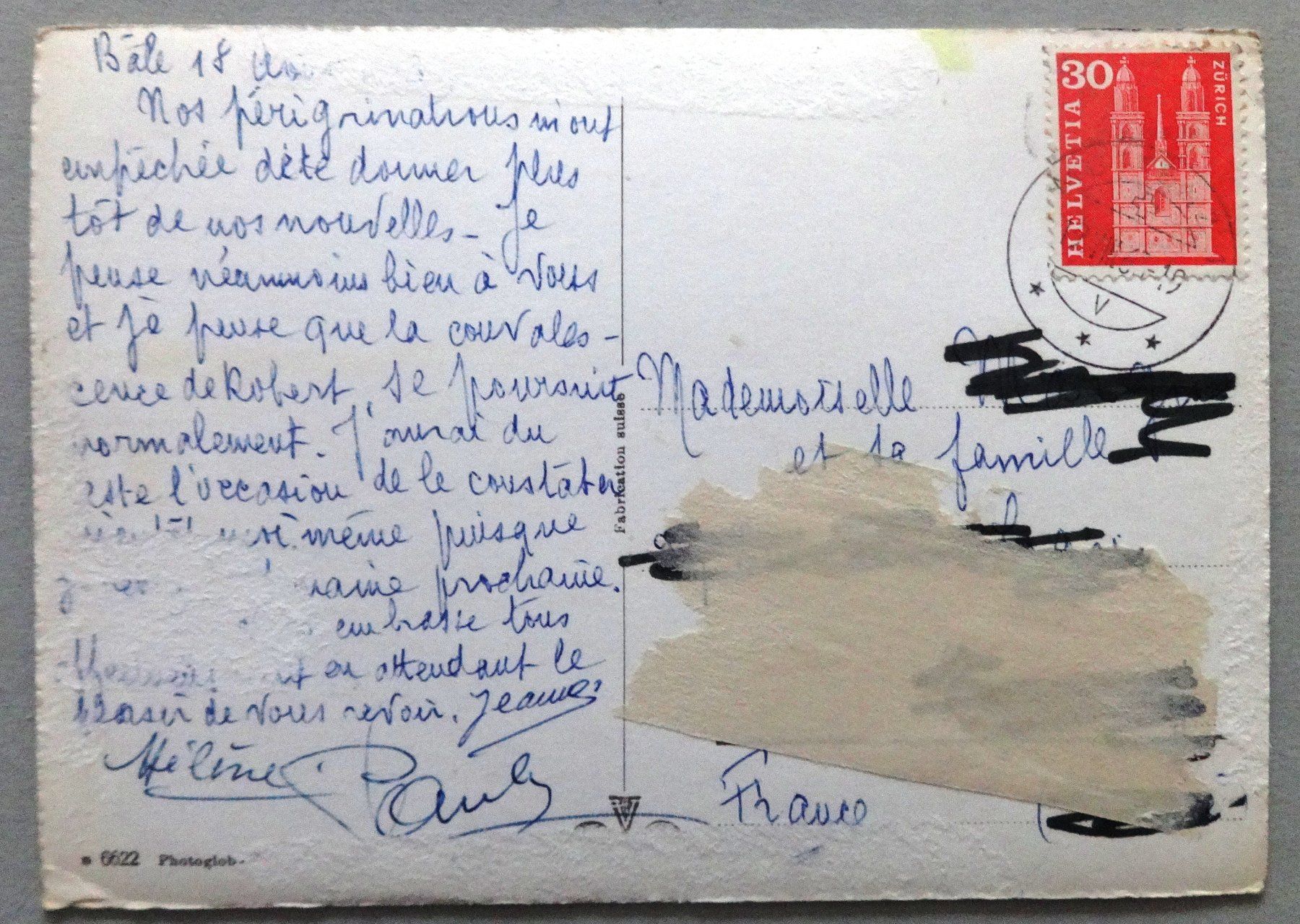 Cartoline postali: Basel, Münster – Difettoso da Fétigny venduto da Billy2miny 1