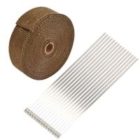 Hitzeschutzband 15m und 15x Kabelbinder
