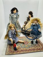 Figurine Heidi Ott - petite fille au chapeau 