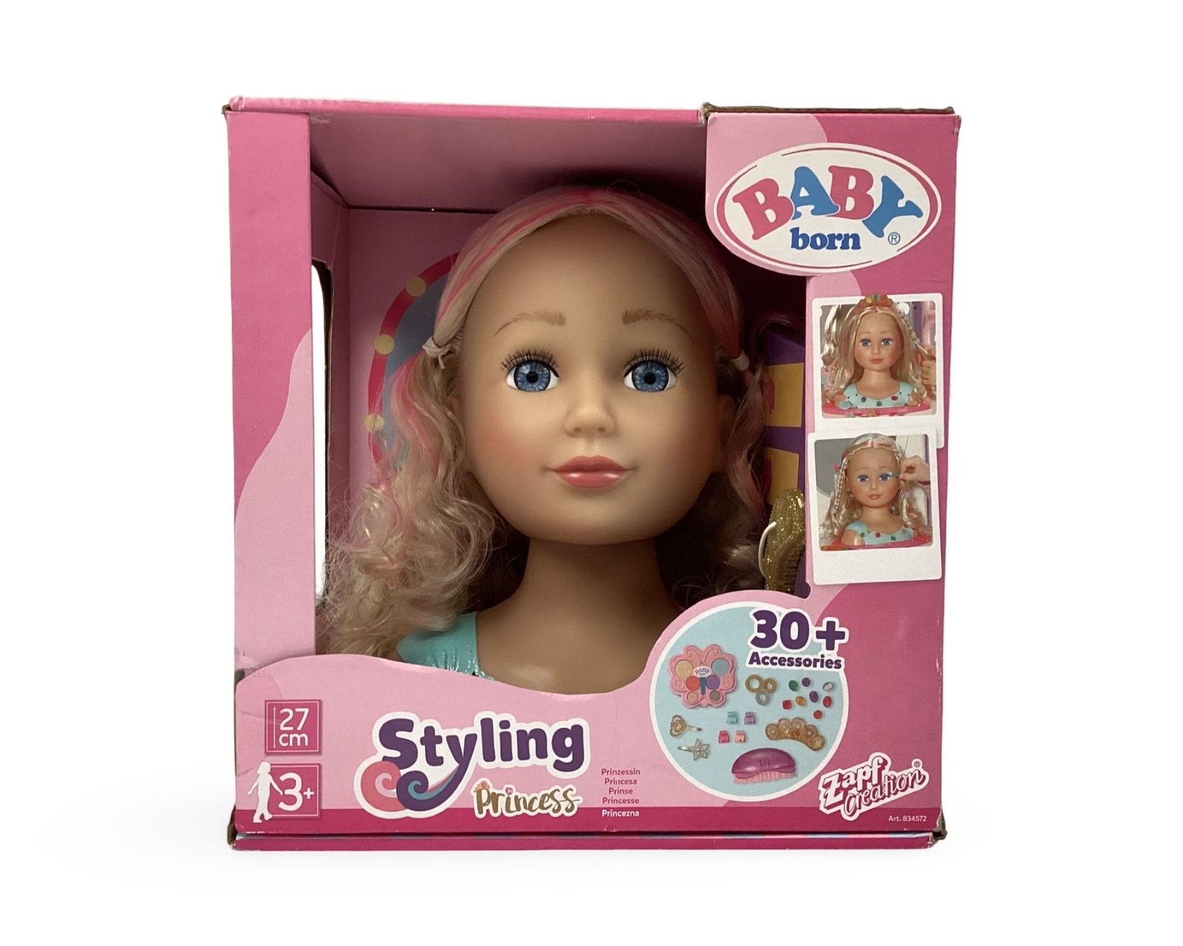 Zapf Creation Bambole: BABY BORN Styling Princess – Nuovo e nell'imballaggio originale da Zürich venduto da Restwert_Zuerich