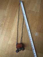 Sehr alte Kette Anhänger mit Karneol Achat & ggf Türkis