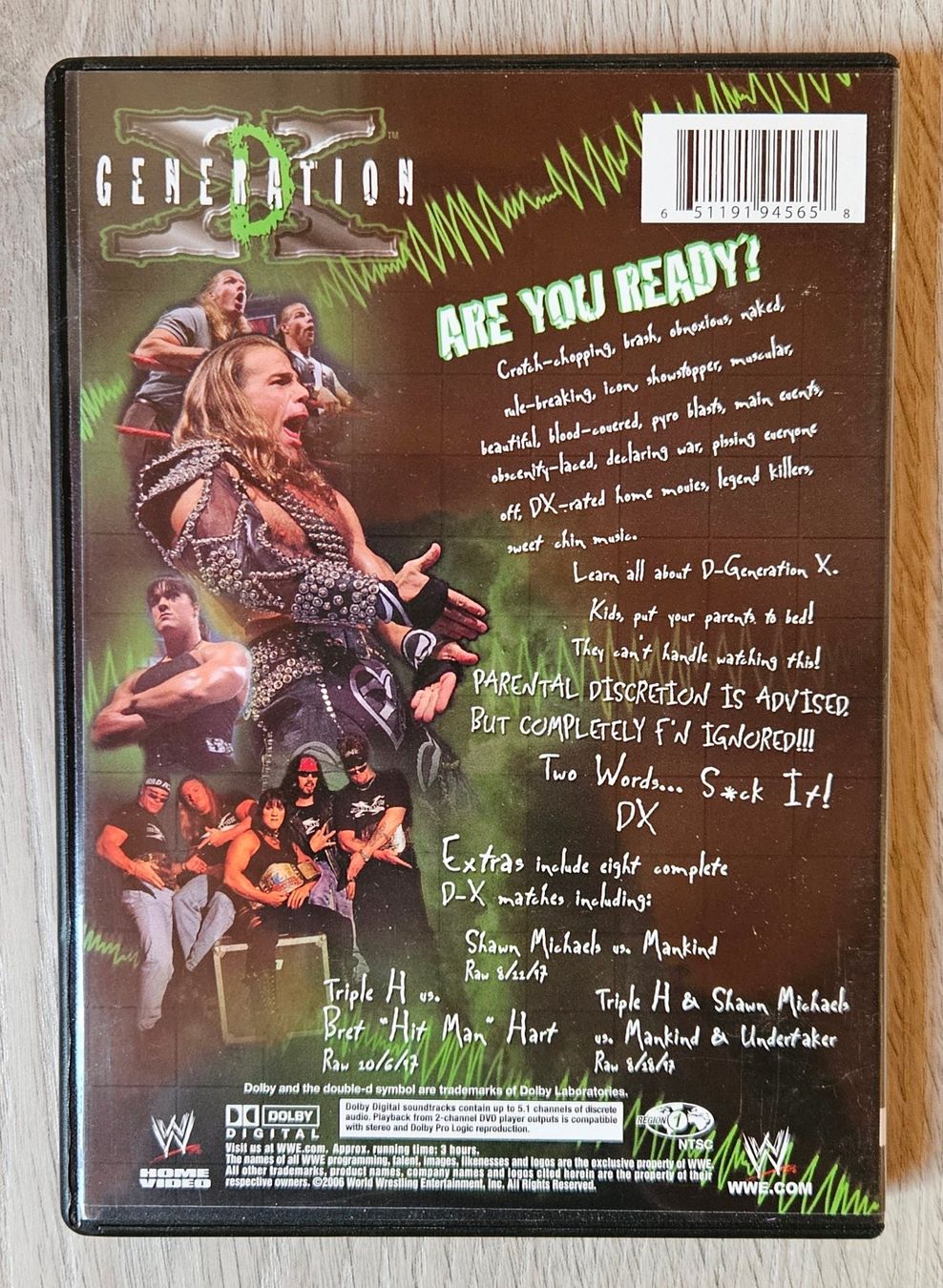 Tutti i DVDs: D-Generation X DVD guter Zustand – Usato da Brittnau venduto da leroyjethro 1