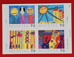 KINDERZEICHNUNGEN SATZ 1006 - 1009 MH 69 2000** POSTFRISCH