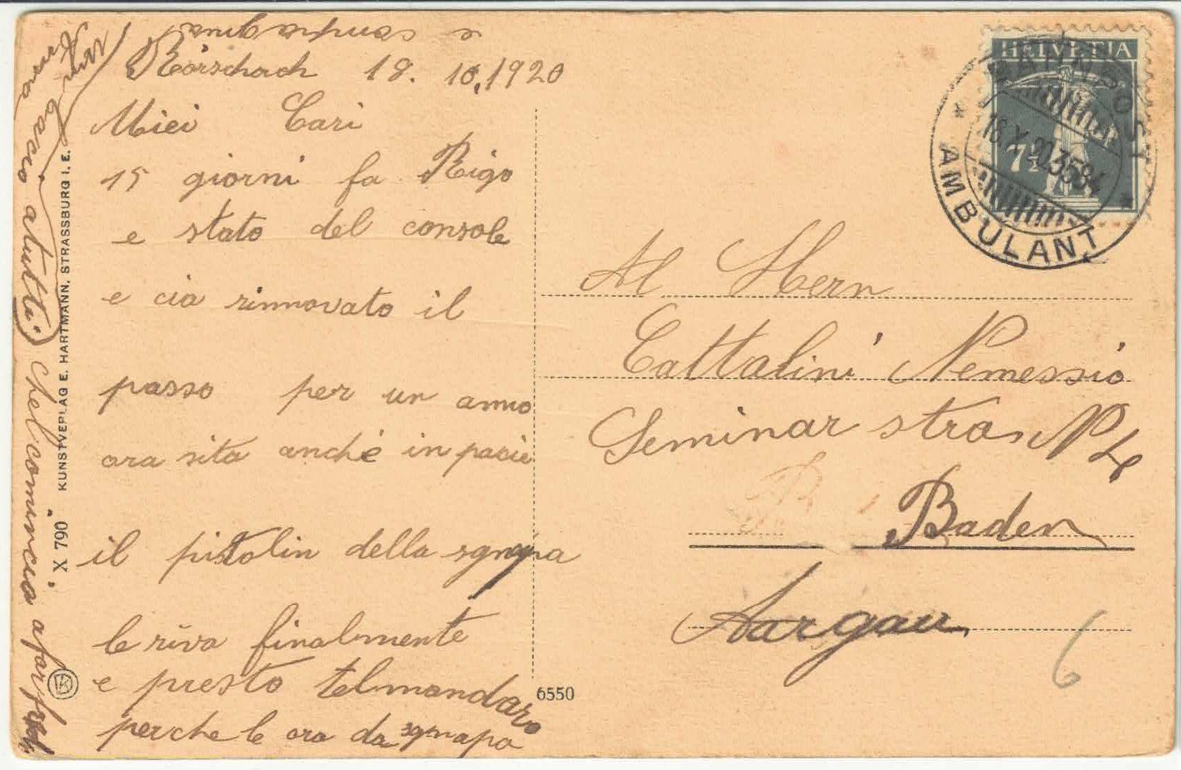 Cartoline postali: Rorschach - Generalansicht – Usato da Ettingen venduto da Kartenplanet 1
