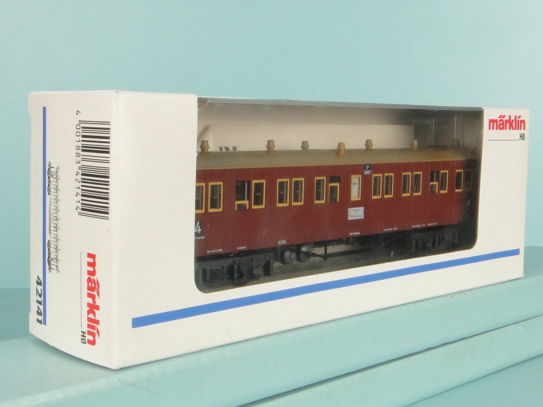 Märklin Modellini di ferrovie: Märklin 42141 Plattformwagen 4e. Klasse – Usato da Bülach venduto da cann11 1