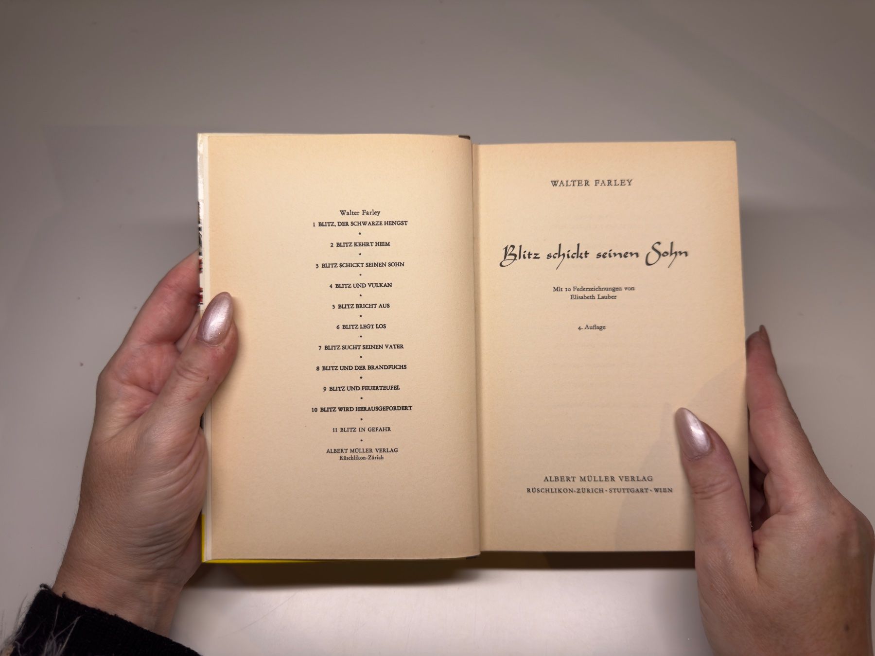 Libri: ROMAN: Walter Farley, Blitz schickt seinen Sohn – Usato da Grosswangen venduto da Deutsche_Romane 3