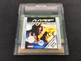 007 James Bond The World is not enough - Gameboy Color