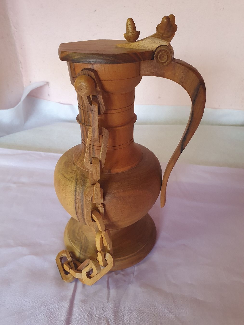 Articoli in legno: Weinkanne aus Holz – Usato da Eggerberg venduto da wellros