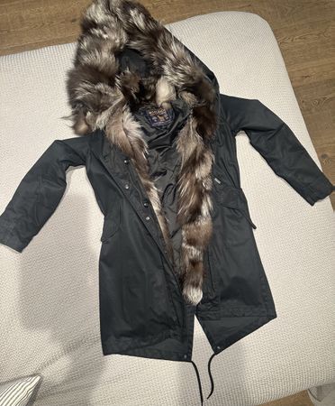 Woolrich Luxury Winter Parka Real Fur XS