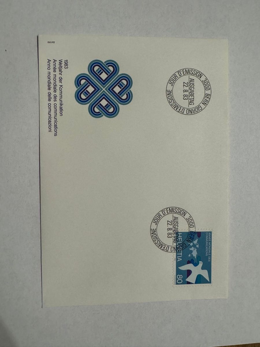Tutti i francobolli: Briefmarken und ersttagsbriefe 1983 – Nuovo (secondo la descrizione) da Bütschwil venduto da sof_p98b 1