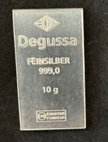 10g 999er Silber Barre aus Combibar Degussa
