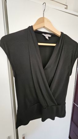 Elegantes schwarzes H&M Oberteil Gr. S