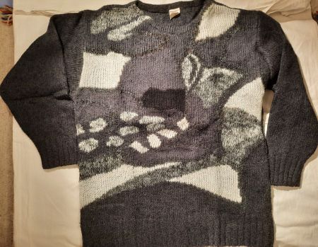 Strick Pullover, M aus Mohair, mit Metallfäden