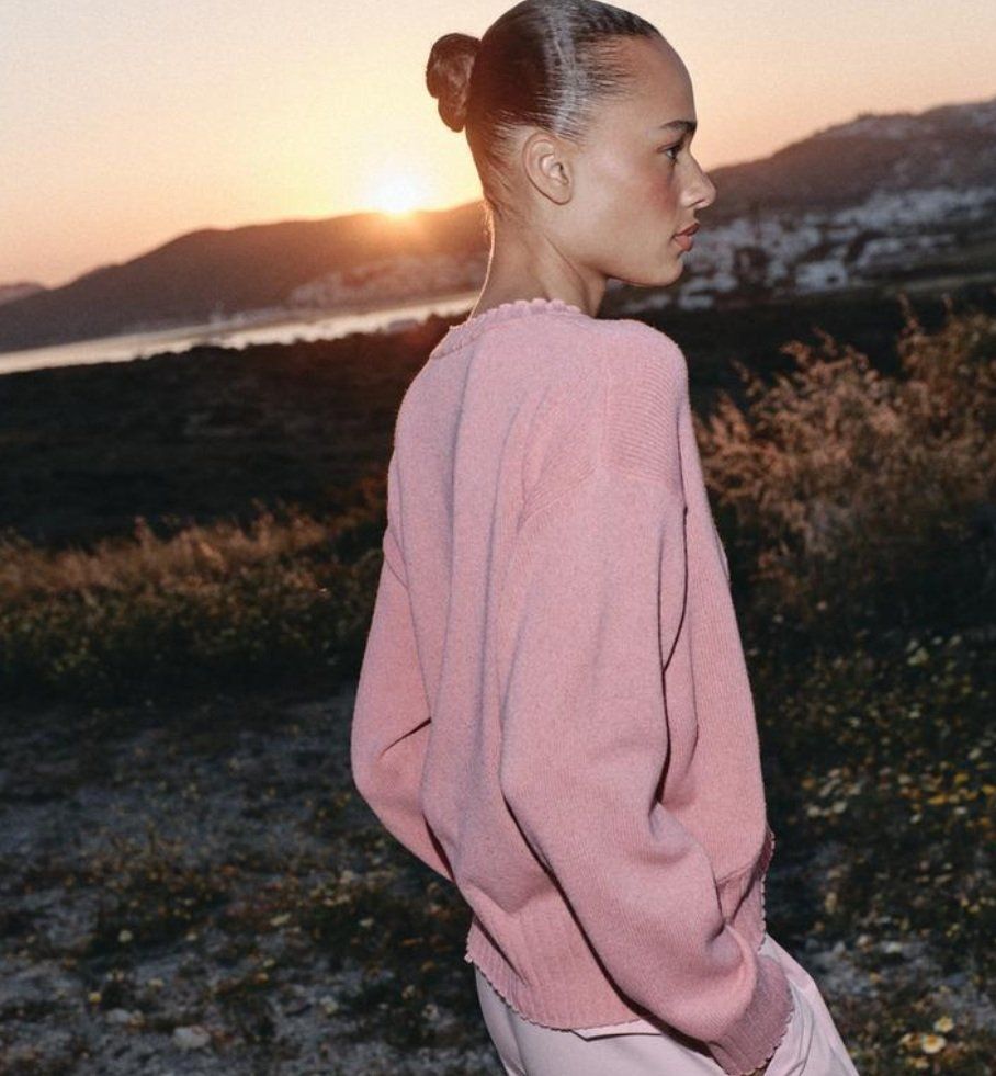 Zara Maglioni & Felpe: ZARA Damen Pullover Strickpullover rosa Rundhals M NEU – Nuovo e nell'imballaggio originale da Rotkreuz venduto da ILURENA 3
