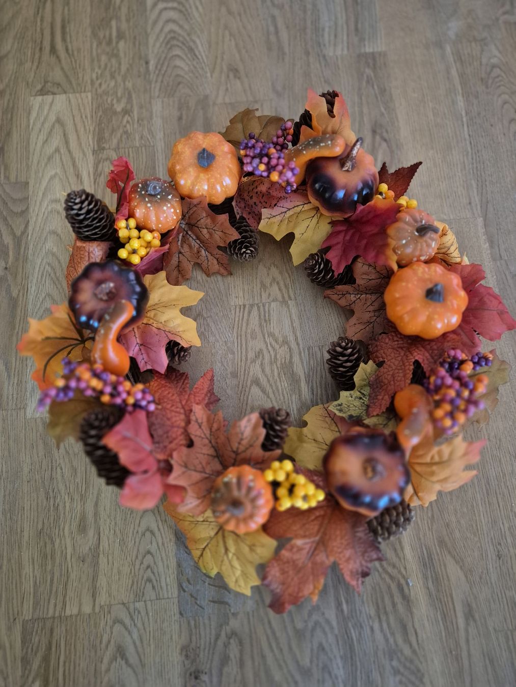 Tutte le decorazioni: Herbstdeko, Kranz mit Kürbisse – Usato da Pfungen venduto da Sonnestern 1