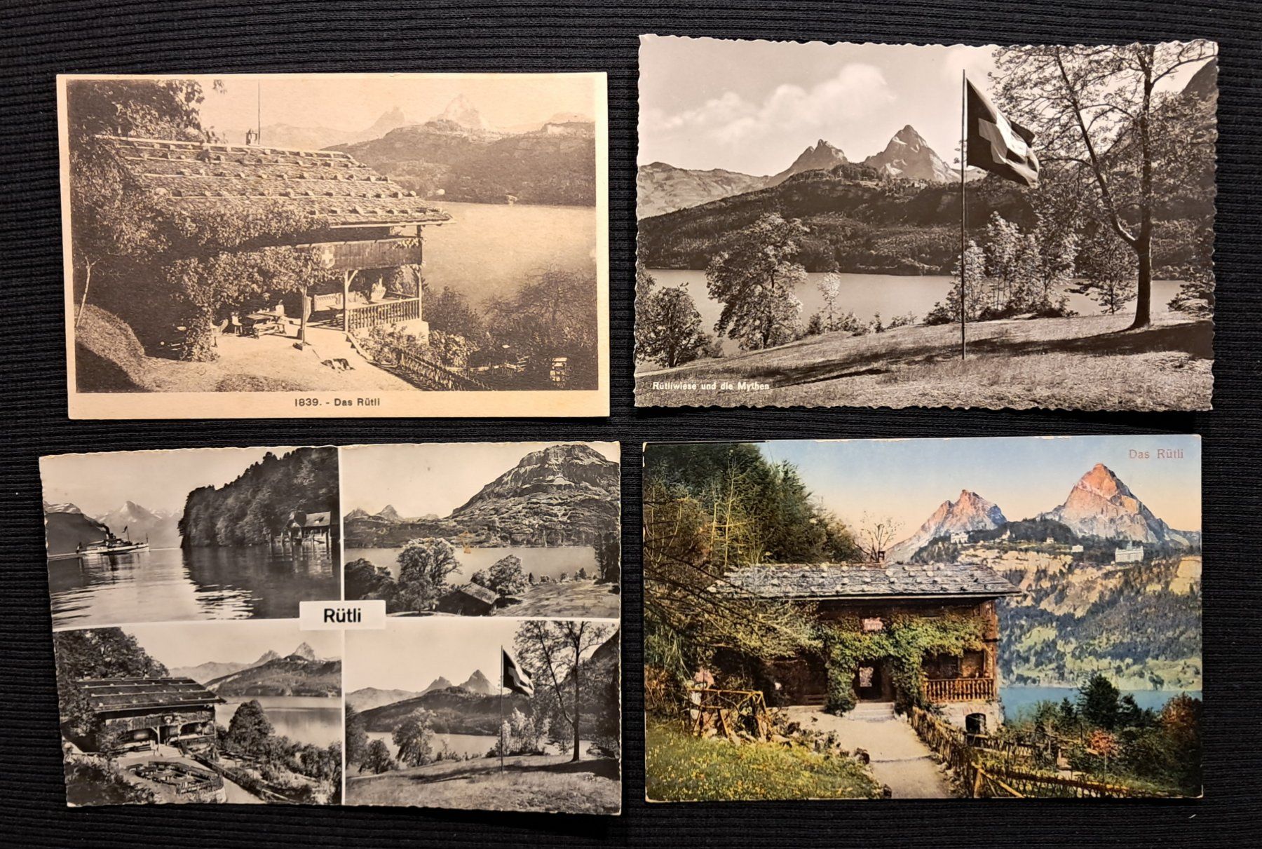 Cartes postales: 4 AK RüTLI – D'occasion à Ponto Valentino par giorgia06