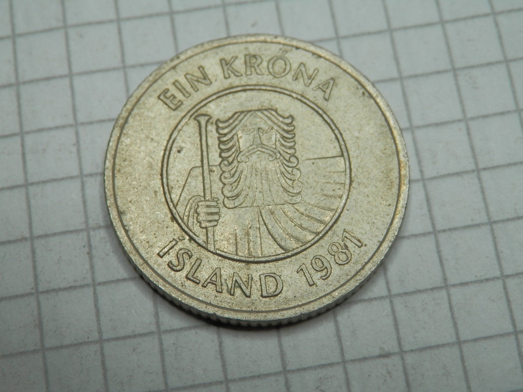 Tutti le monete: Island  1 Krone, 1981 – Usato da Weiach venduto da weiach81 1