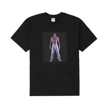 Supreme Tupac Hologram Tee Black