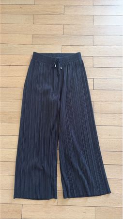 Plissee Hose, Schwarz, Gr XS Neu!