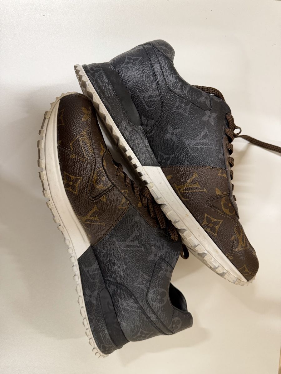 Louis Vuitton Chaussures hommes: Louis Vuitton Sneaker Leather Brown Black – D'occasion à Mörschwil par Blastoise 4