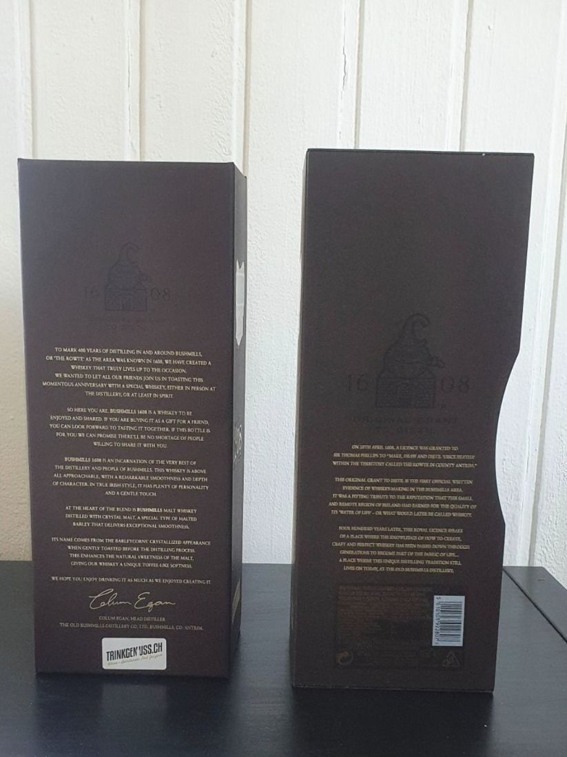Bevande alcoliche: Bushmills 400th Anniversary Edition – Nuovo e nell'imballaggio originale da Langnau am Albis venduto da jer_pm72 3