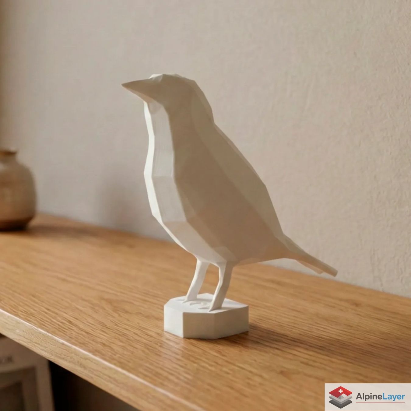 Sculptures & Statues: Geometric Sparrow Sculpture - 3D Printed – Neuf (Voir description) à Losone par AlpineLayer