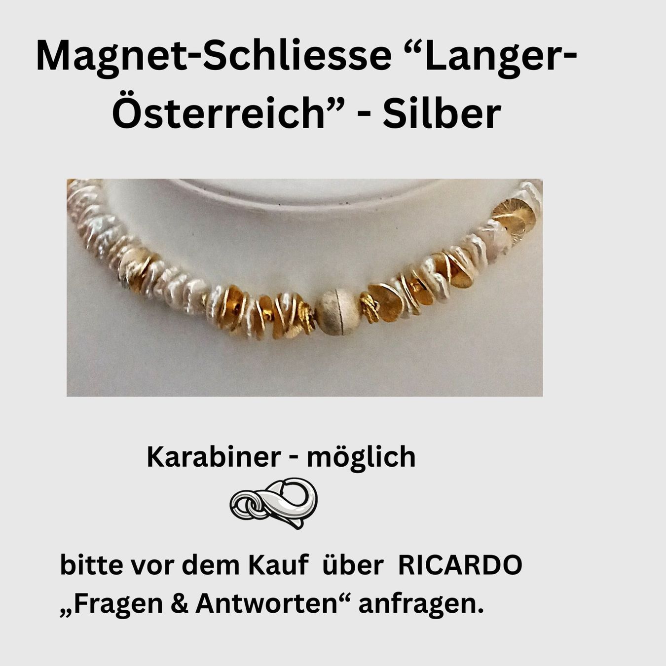 Catenine: Perlenkette Collier Halskette Keshi bicolor Unikat – Nuovo e nell'imballaggio originale da Lütisburg venduto da Emarra 8