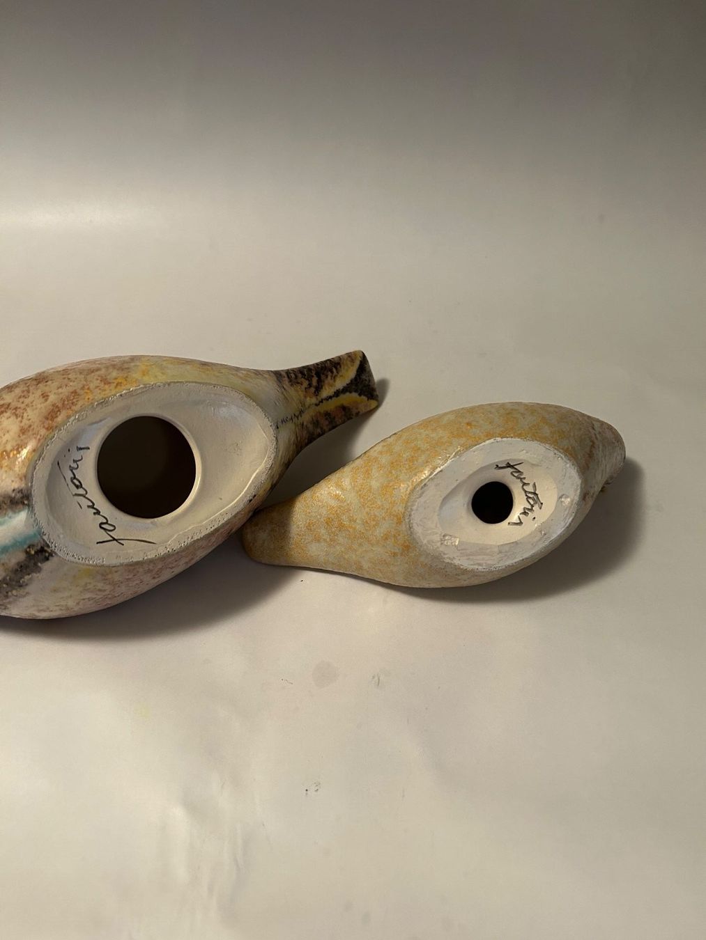 Figuren: Zwei Marco Fantoni Vögel – Gebraucht aus rotkreuz von baudisch 2