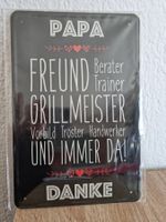 Metallschild für Papa