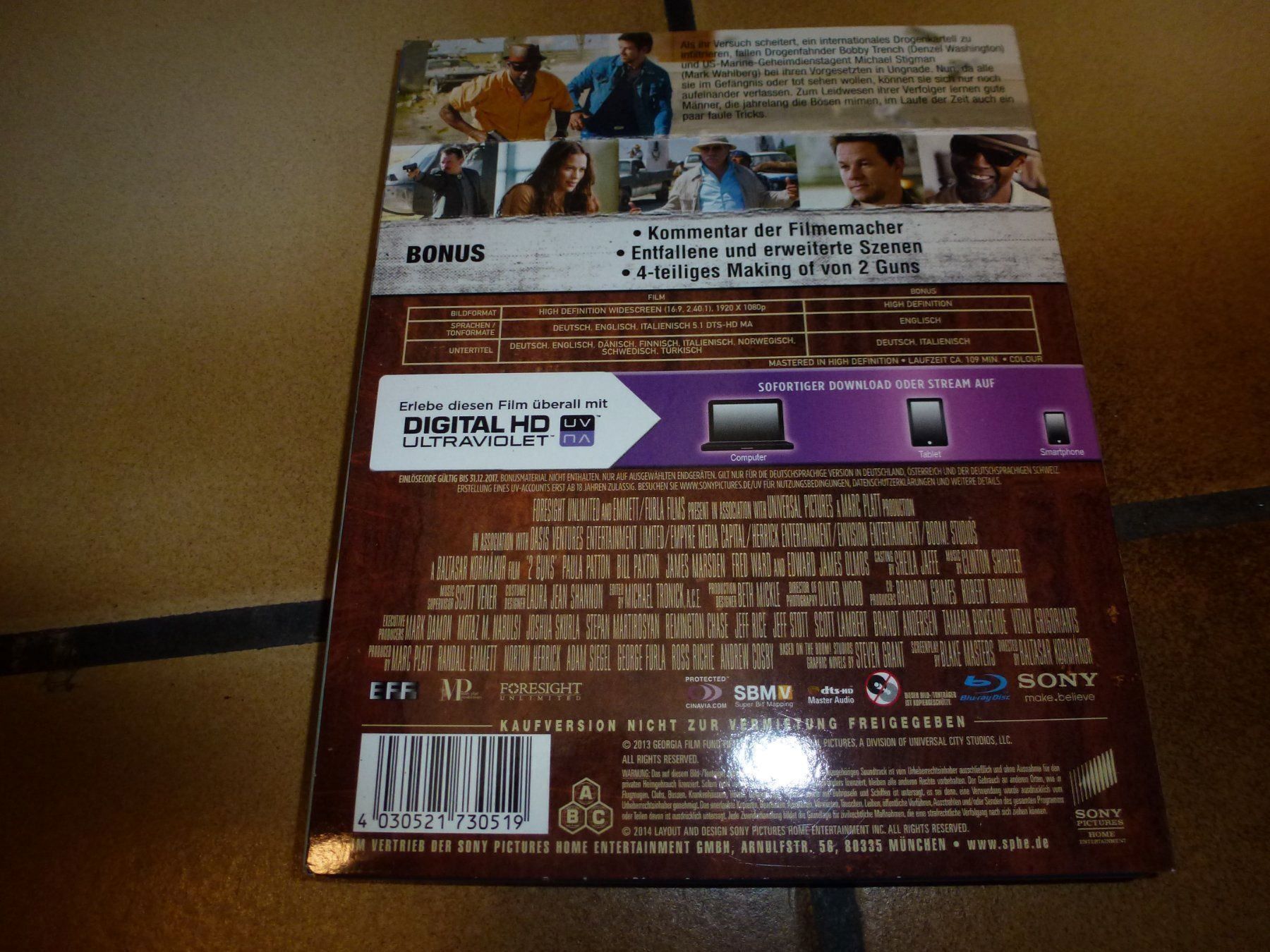 Tutti i DVDs: 2 Guns (BLU-RAY) – Usato da Olten venduto da Disc-Verkauf 1