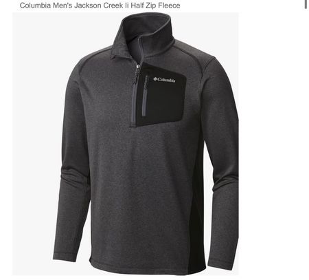 Columbia Men's Jackson, Half Zip Fleece Size XXL