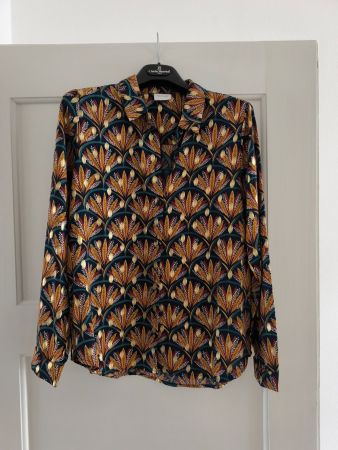 Bluse mit Golddetails