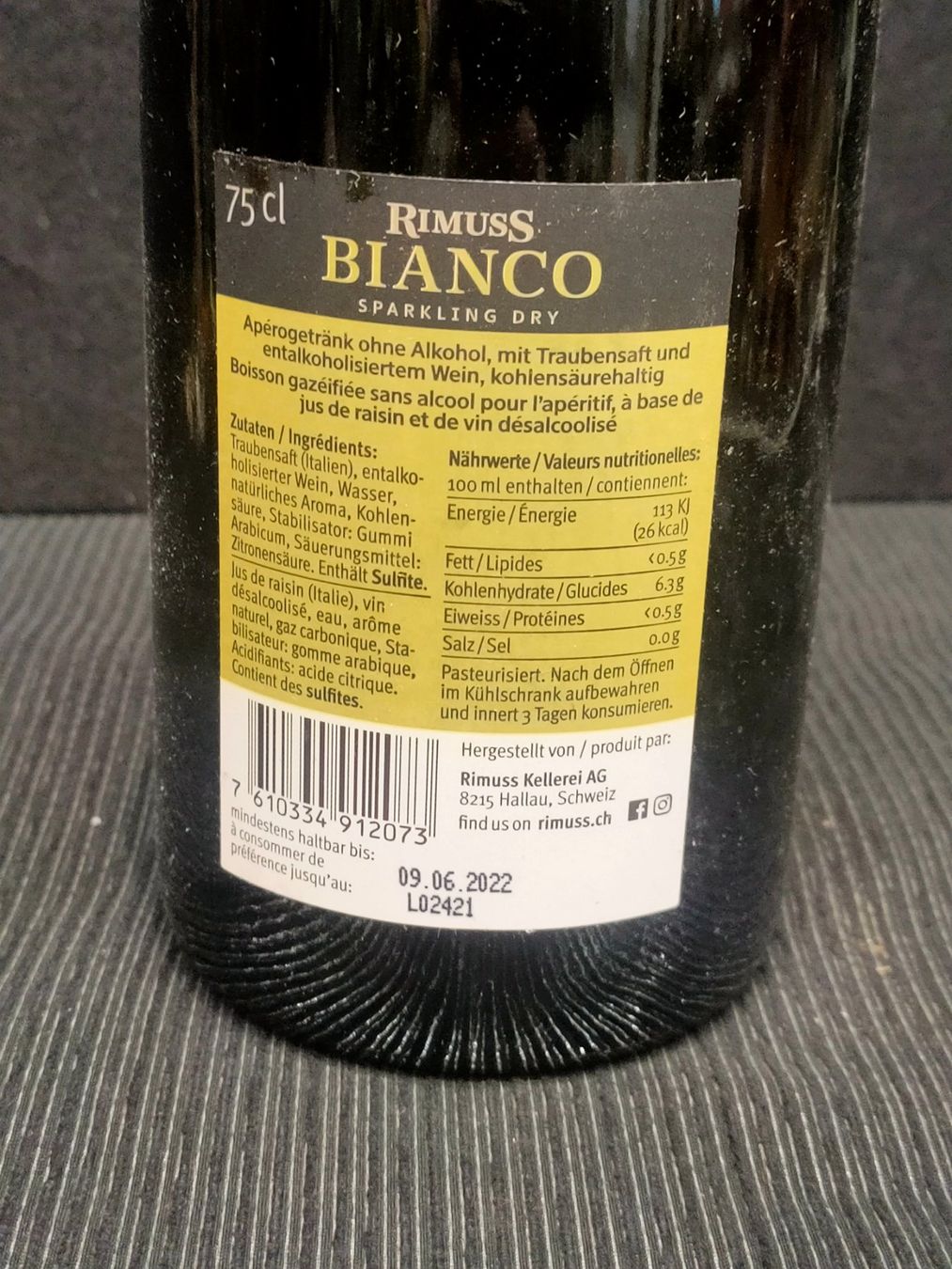 Bevande alcoliche: RIMUSS BIANCO – Nuovo (secondo la descrizione) da Genève venduto da Leboucheoreilles 3