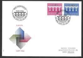 Sonderbrief S. 1178 Montreux 25 Jahre Europamarken Mai 1984