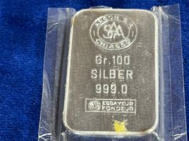 100 g Silberbarren Arcor, neu