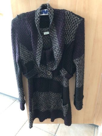 Ensemble robe tricot chassuble + boléro assorti
