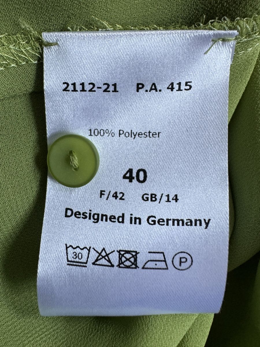 Chemisiers: Chemisier SOMMERMANN vert taille 40 polyester  – Neuf (Voir description) à Morges par sandy069 5