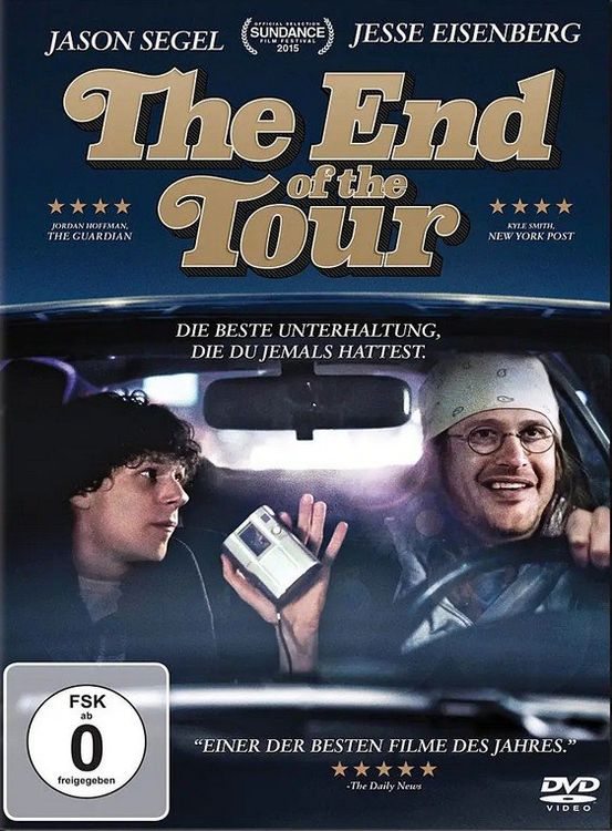 The end of the tour (DVD) mit Jason Segel / Jesse Eisenberg (Gebraucht ...