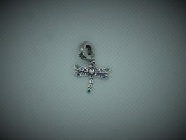 Charm "Libelle" zu Pandora Silber 925